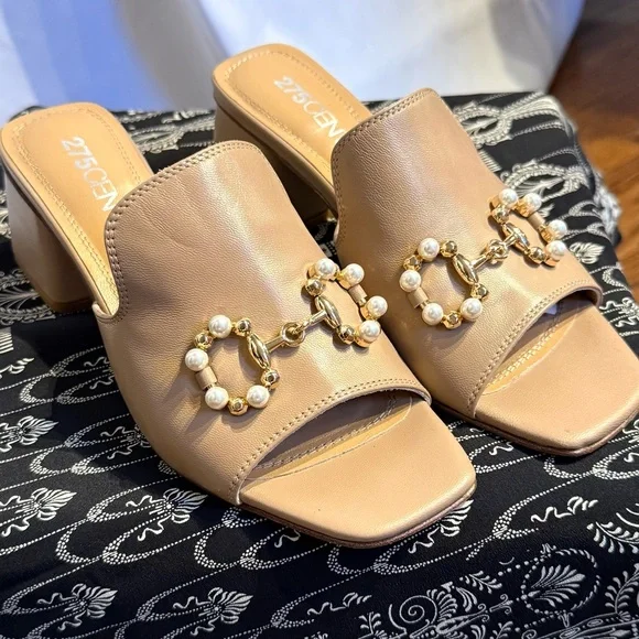 275 Central Messi Beige Sandals size 37 - Picture 2 of 10